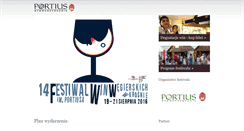 Desktop Screenshot of festiwal.portius.pl