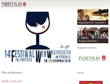 Tablet Screenshot of festiwal.portius.pl